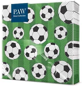 Fußball-Servietten (3-lagig)