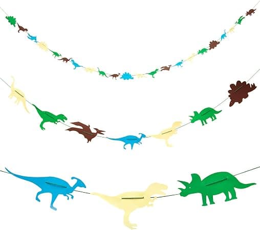 Dino-Schriftzug-Girlande