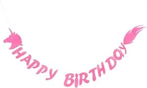 Einhorn "Happy Birthday" Girlande
