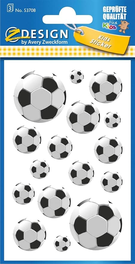 Fußball-Papiersticker