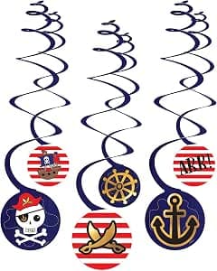 Piraten-Deckenhänger (Spiralen)