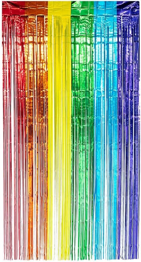 Regenbogen-Glitzervorhang