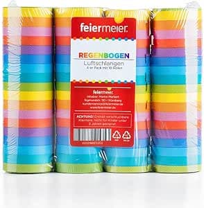 Regenbogen-Luftschlangen