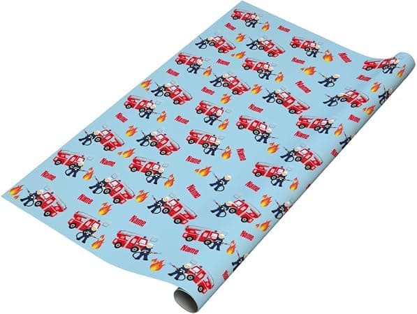 Feuerwehr-Geschenkpapier