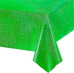 Glitzer-Tischdecke Grün