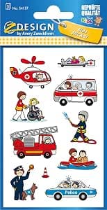 Feuerwehr-Sticker (63 Stück)
