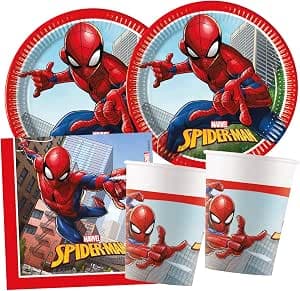 Spider-Man Partygeschirr (52-teilig)