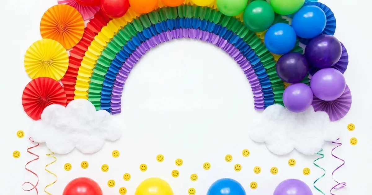 Regenbogen Kindergeburtstag